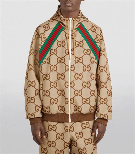 chamarra gucci original|gucci hooded jacket.